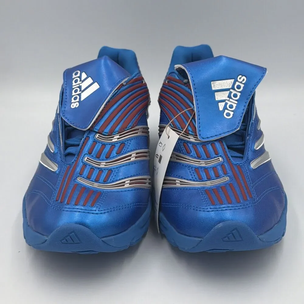 Adidas Men's Predator Megaride Metallic Blue Lifestyle New Shoes JI3515 size 7.5